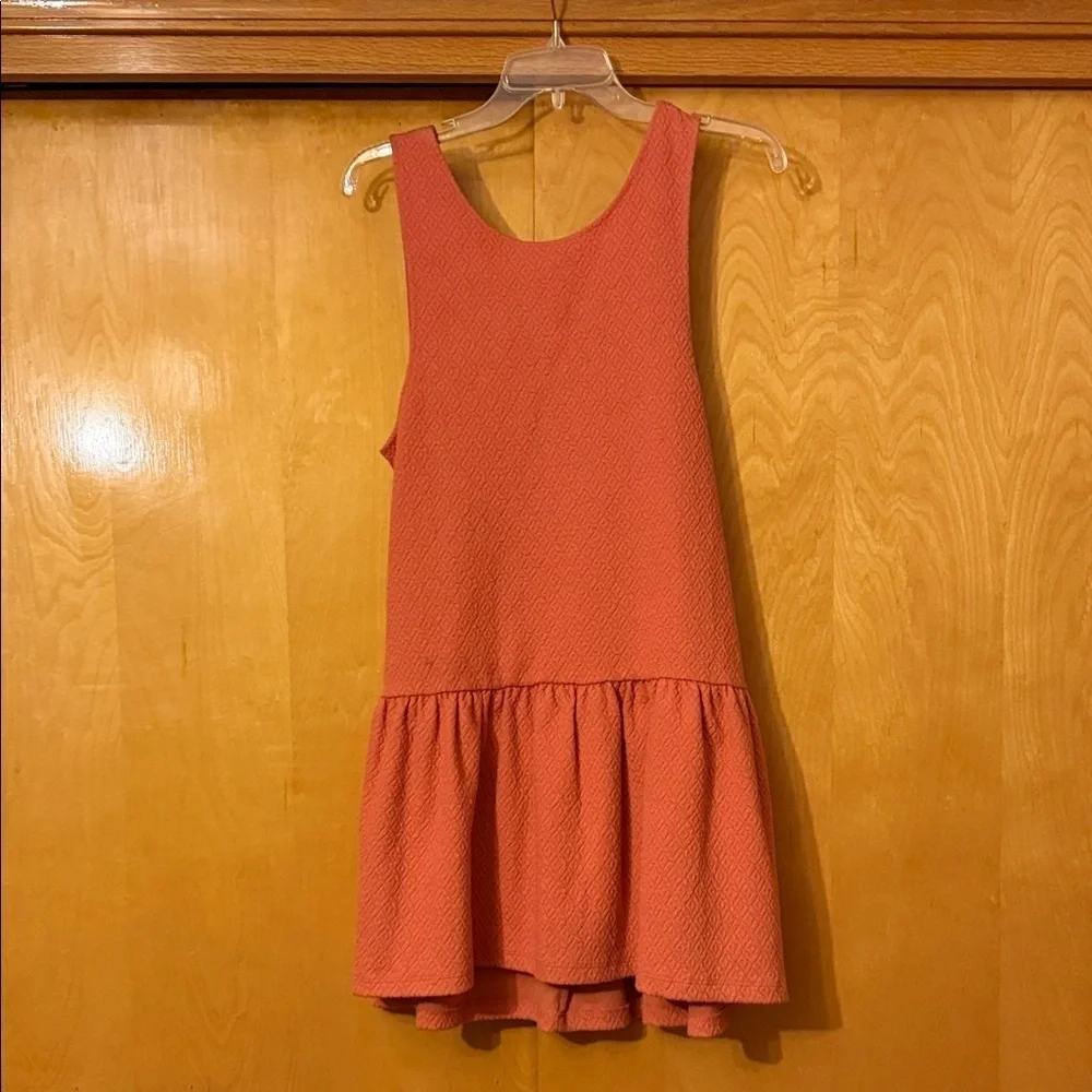Free People Coral Sleeveless Dress